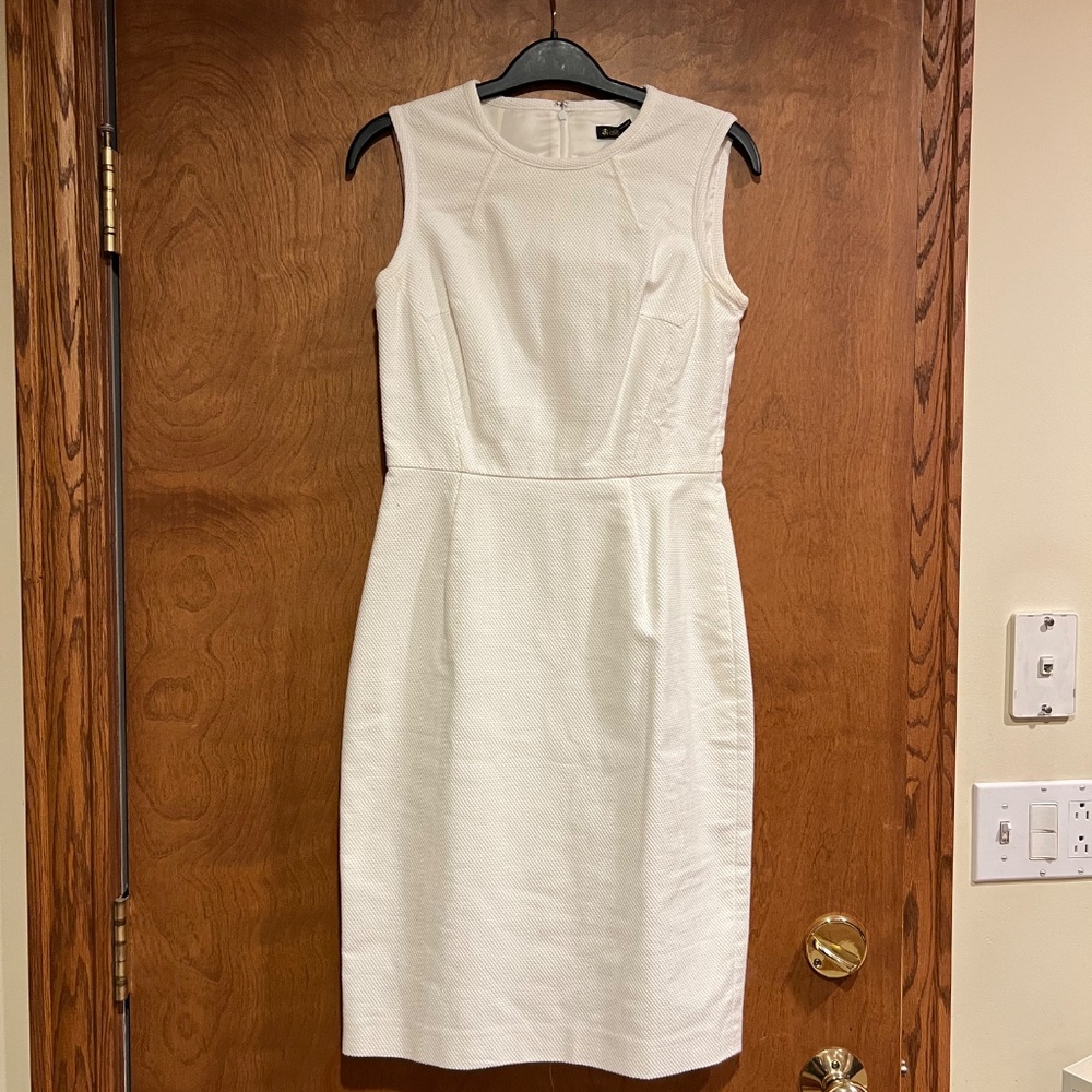 Brooks Brothers women's white sheath dress - Picture 2 of 10